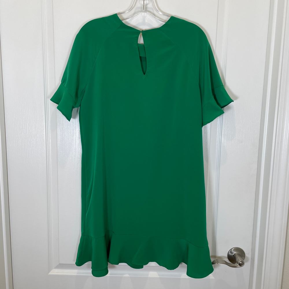 Zara Green Ruffle Mini Dress - Picture 5 of 5